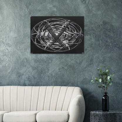 CONCENTRIC RINDS - MC Escher Brushed Aluminum Print - 70x100 cm / 28x40 inches | MC Escher Aluminum Print | MC Escher Prints