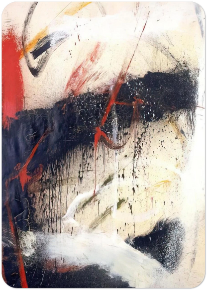 Mathematics - 1962 By Norman Bluhm Pack of 10 Post Cards | Norman Bluhm Post Cards | A6 (10.5 x 14.8 cm) - 4.1 x 5.8 inches
