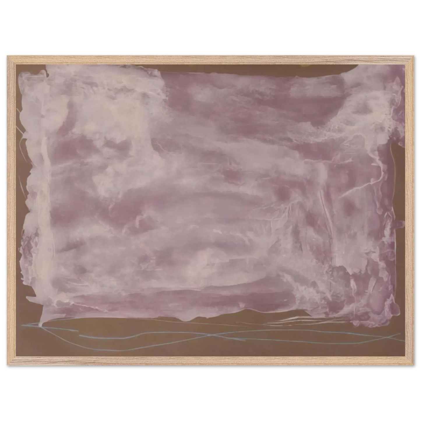 Helen Frankenthaler - Soho Dreams - 1987 Wall art - 40x50 cm / 16x20 Inches - Premium Wooden Framed Poster With Fine Art Paper - Wood frame