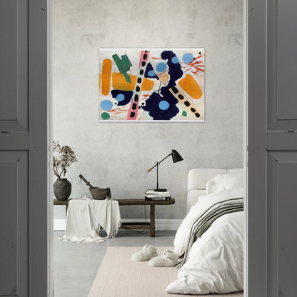 Untitled - 1954 - Ernst Wilhelm Nay Brushed Aluminum Print - 70x100 cm / 28x40 inches | Ernst Wilhelm Nay Aluminum Print | Ernst Wilhelm Nay Prints