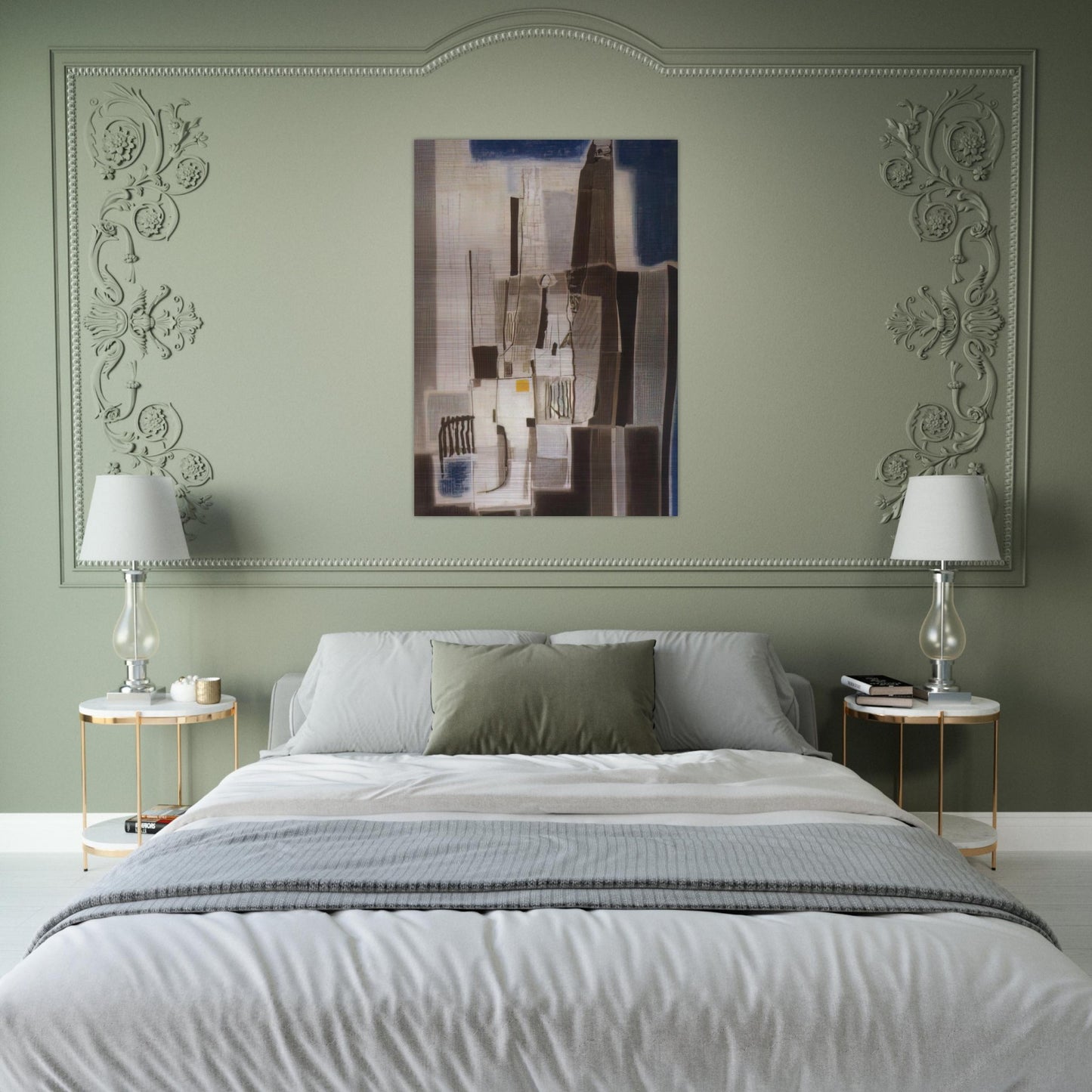 Architettura 1 - Art Informel - Bice Lazzari Brushed Aluminum Print - 70x100 cm / 28x40 inches | Bice Lazzari Aluminum Print | Bice Lazzari Prints