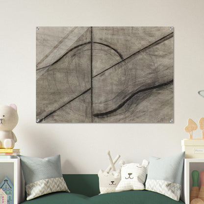 Drawing Based Upon the Breath - Allan Kaprow Acrylic Print - 70x100 cm / 28x40″ inches