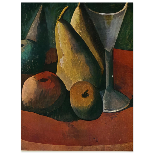 Pablo Picasso - Glass and fruits  75x100 cm / 30x40inches Fine Art Poster