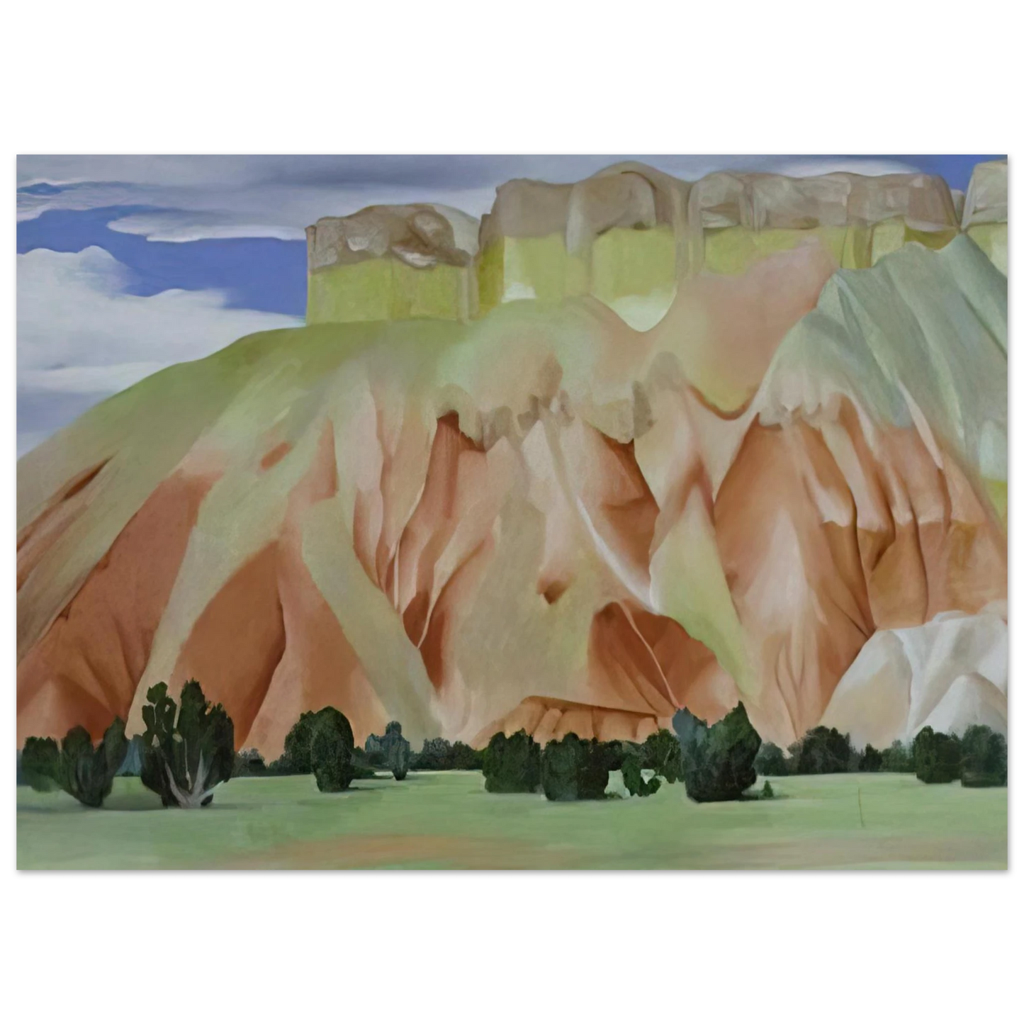 Georgia O'Keeffe - My Backyard Fine Art Poster