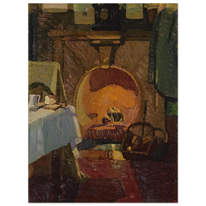 Grace Cossington Smith - Firelight - 1919  75x100 cm / 30x40inches Fine Art Poster