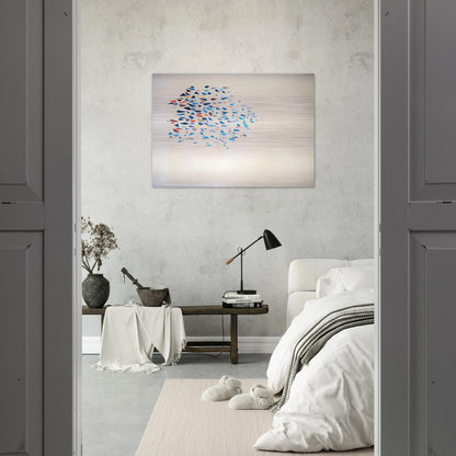 Color Shapes - 1975 - Robert Goodnough Brushed Aluminum Print - 70x100 cm / 28x40 inches | Robert Goodnough Aluminum Print | Robert Goodnough Prints