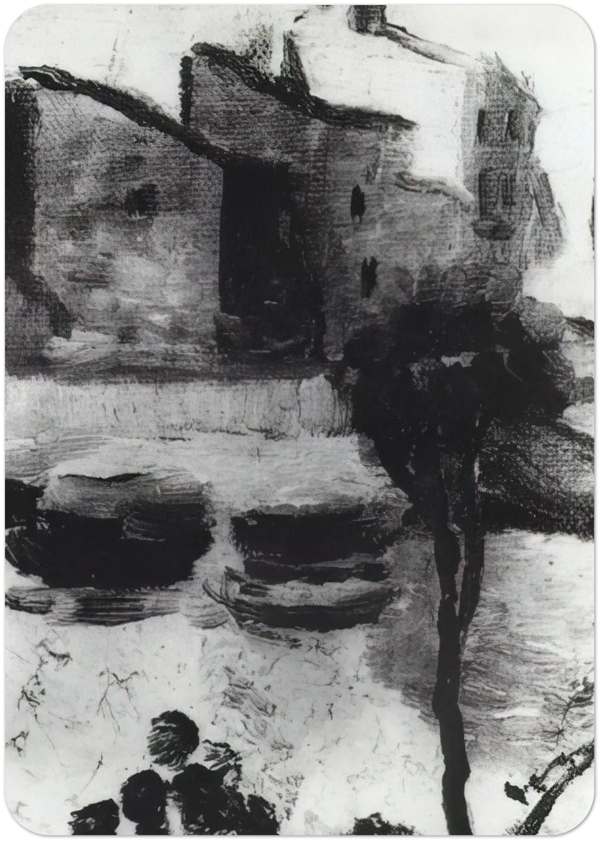 LLANE BEACH CADAQUES By Salvador Dali Pack of 10 Post Cards | Salvador Dali Post Cards | A6 (10.5 x 14.8 cm) - 4.1 x 5.8 inches
