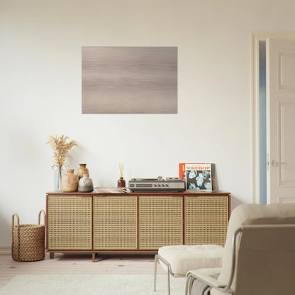 Peach Glow - 1958 - Gene Davis Brushed Aluminum Print - 70x100 cm / 28x40 inches | Gene Davis Aluminum Print | Gene Davis Prints