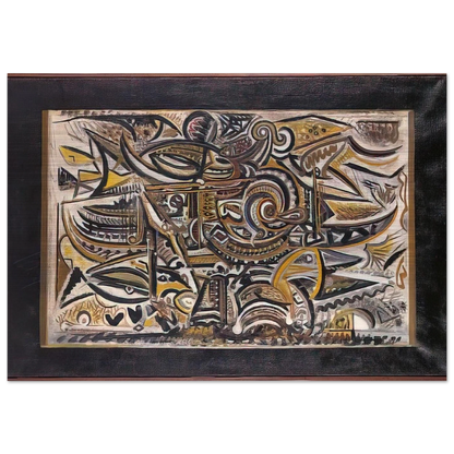 Bird in the Wind - Richard Pousette-Dart Brushed Aluminum Print - 70x100 cm / 28x40 inches | Richard Pousette-Dart Aluminum Print | Richard Pousette-Dart Prints