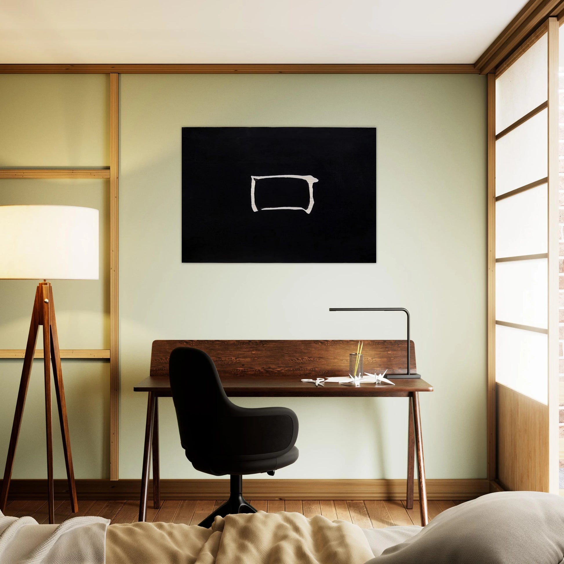 Work - 1971 - Jiro Yoshihara Brushed Aluminum Print - 70x100 cm / 28x40 inches | Jiro Yoshihara Aluminum Print | Jiro Yoshihara Prints