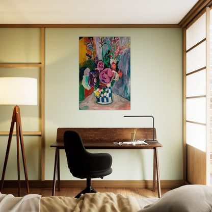 LES PIVOINES 1907 - Henri Matisse Brushed Aluminum Print - 70x100 cm / 28x40 inches | Henri Matisse Aluminum Print | Henri Matisse Prints