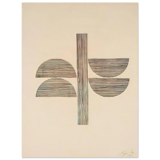Lygia Pape - Tecelar - 1956  75x100 cm / 30x40inches Fine Art Poster