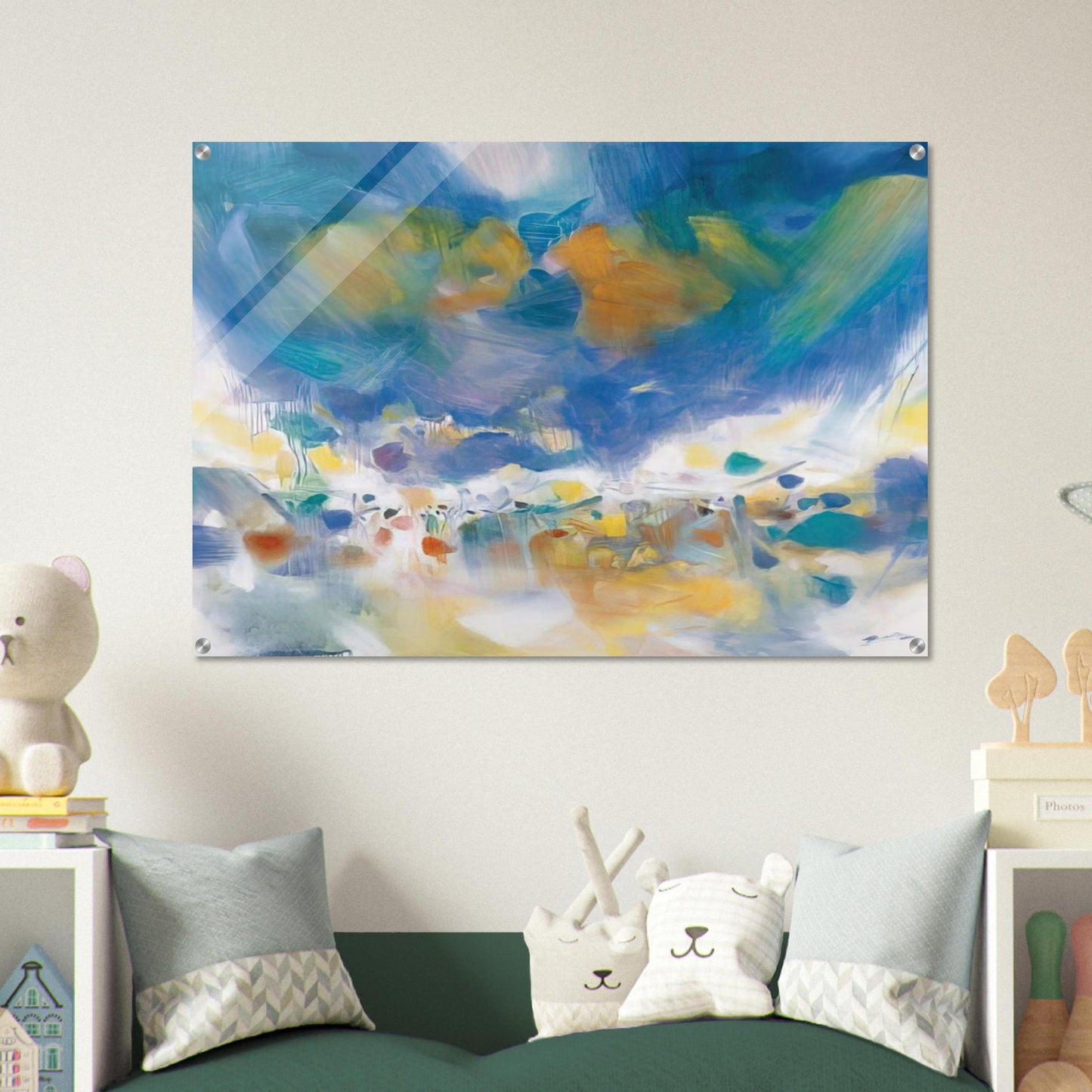 LE VOILE DES ILLUSIONS 2007 - Chu teh Chun Acrylic Print - 70x100 cm / 28x40″ inches