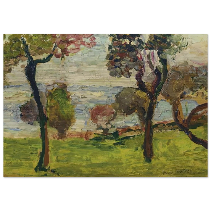 PAYSAGE 1898 - Henri Matisse Brushed Aluminum Print - 70x100 cm / 28x40 inches | Henri Matisse Aluminum Print | Henri Matisse Prints