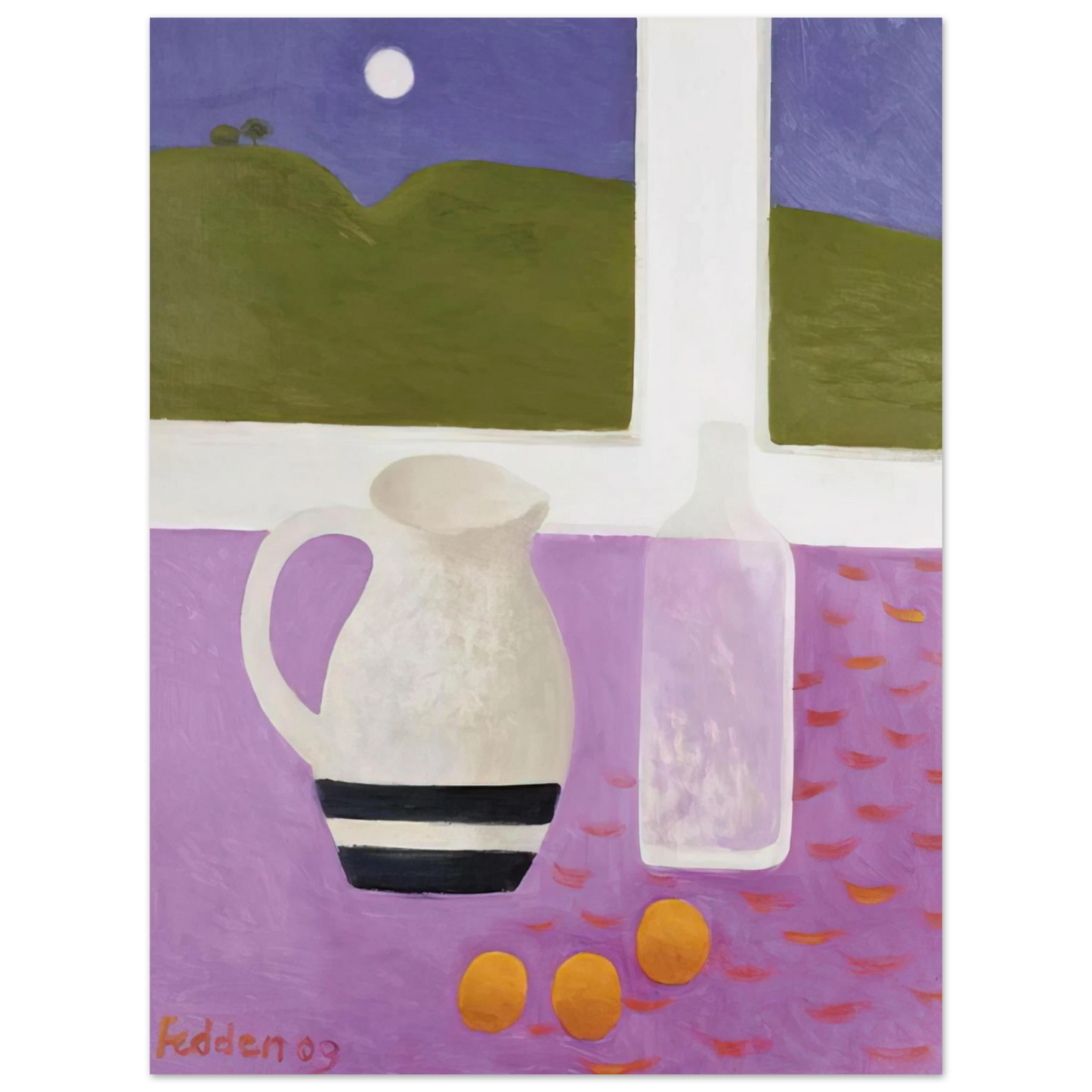 Mary Fedden - The Moon - 2009  75x100 cm / 30x40inches Fine Art Poster