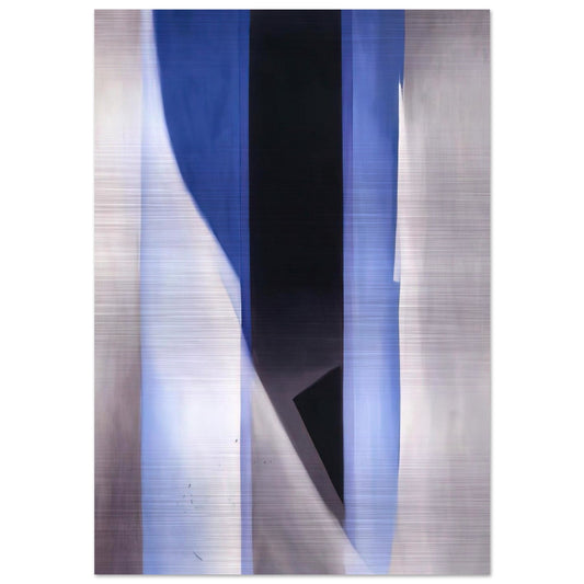 Blue 2 - Georgia O'Keeffe Brushed Aluminum Print - 70x100 cm / 28x40 inches | Georgia O'Keeffe Aluminum Print | Georgia O'Keeffe Prints