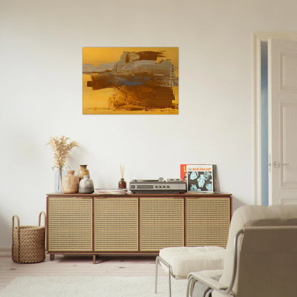Mineral Kingdom, 1976- - Helen Frankenthaler Brushed Aluminum Print - 70x100 cm / 28x40 inches | Helen Frankenthaler Aluminum Print | Helen Frankenthaler Prints