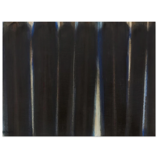 Yun Hyong-keun - Burnt Umber and Ultramarine - 1973  75x100 cm / 30x40inches Fine Art Poster