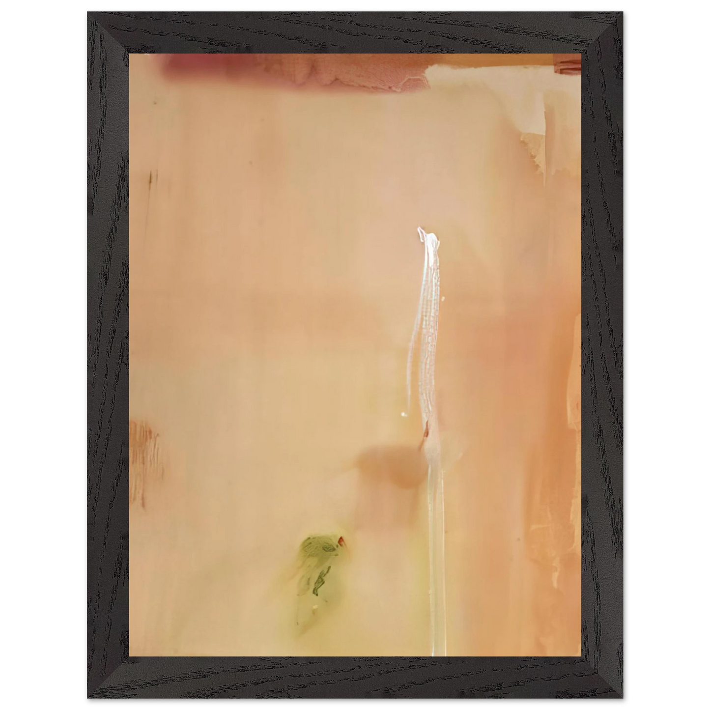 Helen Frankenthaler - Dawn Stroke - 1977 Wall art - 45x60 cm / 18x24 inches - Premium Wooden Framed Poster With Fine Art Paper-canvas - Black frame
