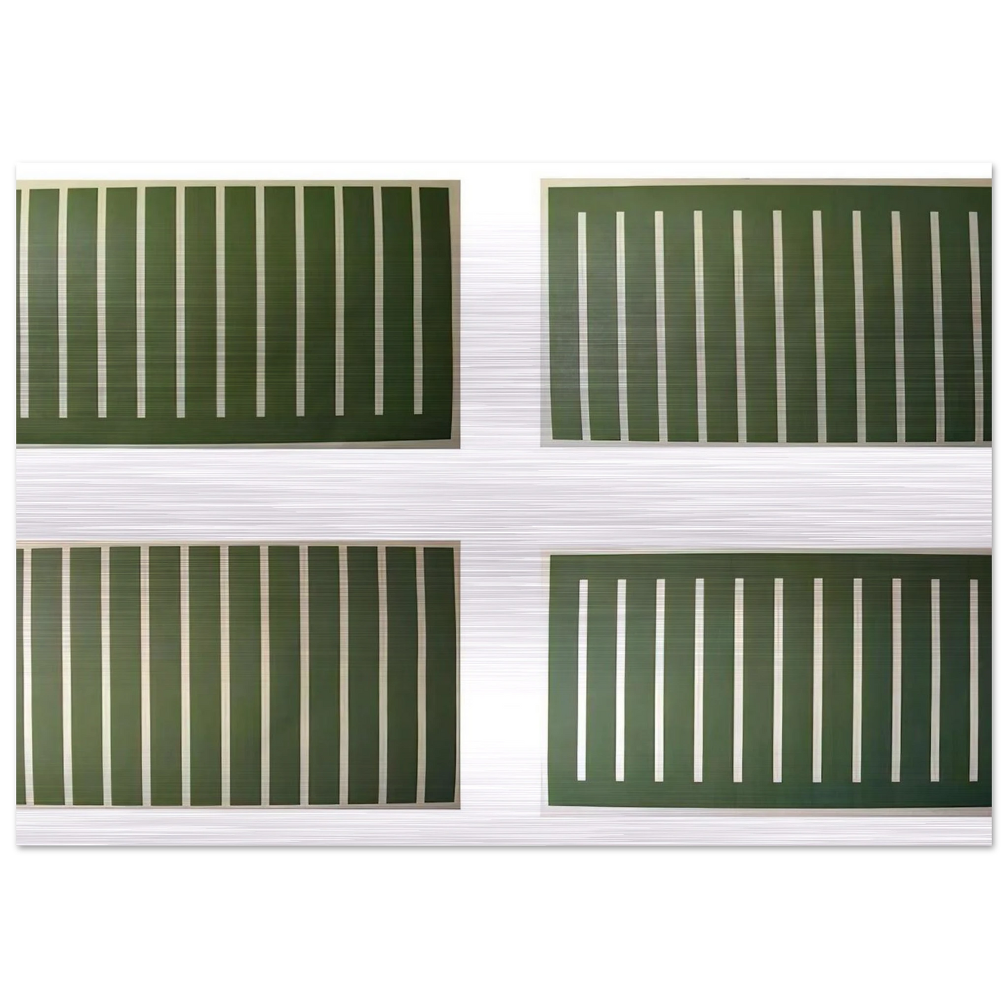 Untitled #207-210 - 1991 - Donald Judd Brushed Aluminum Print - 70x100 cm / 28x40 inches | Donald Judd Aluminum Print | Donald Judd Prints