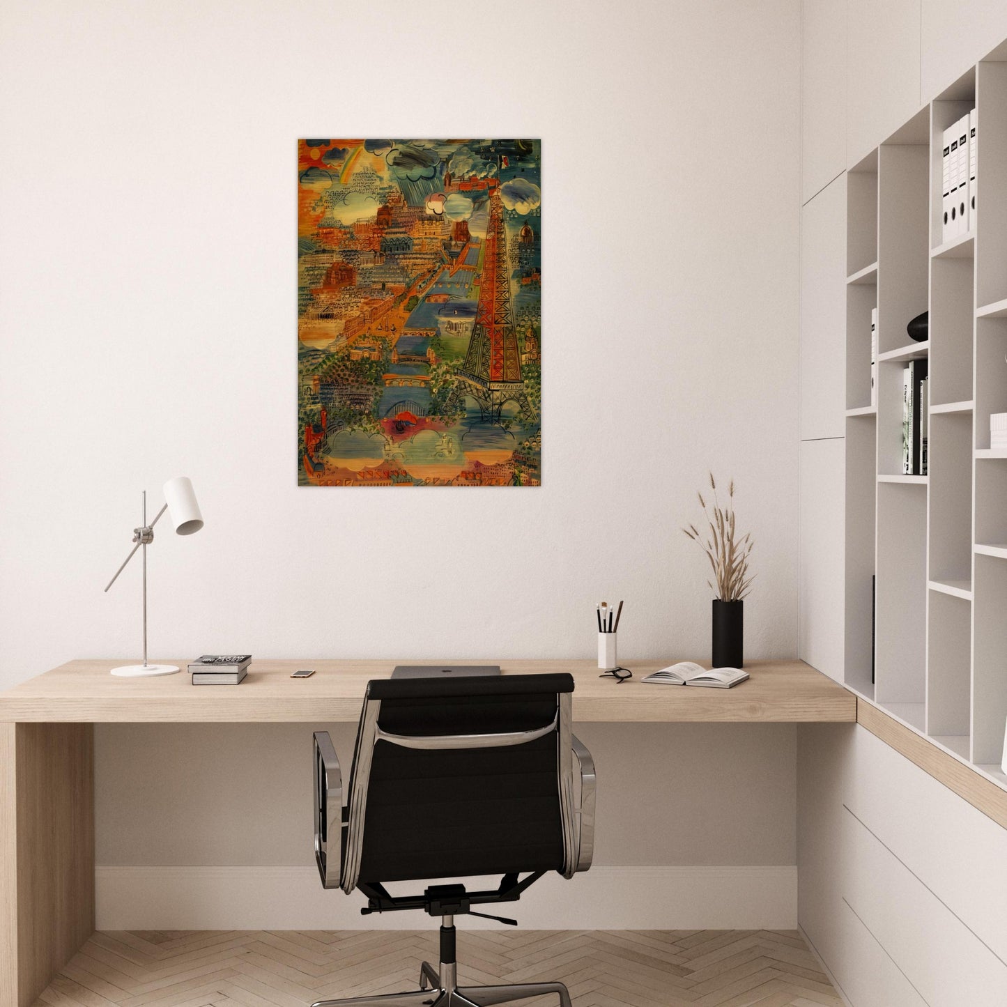 PARIS 1934 - Raoul Dufy Brushed Aluminum Print - 70x100 cm / 28x40 inches | Raoul Dufy Aluminum Print | Raoul Dufy Prints