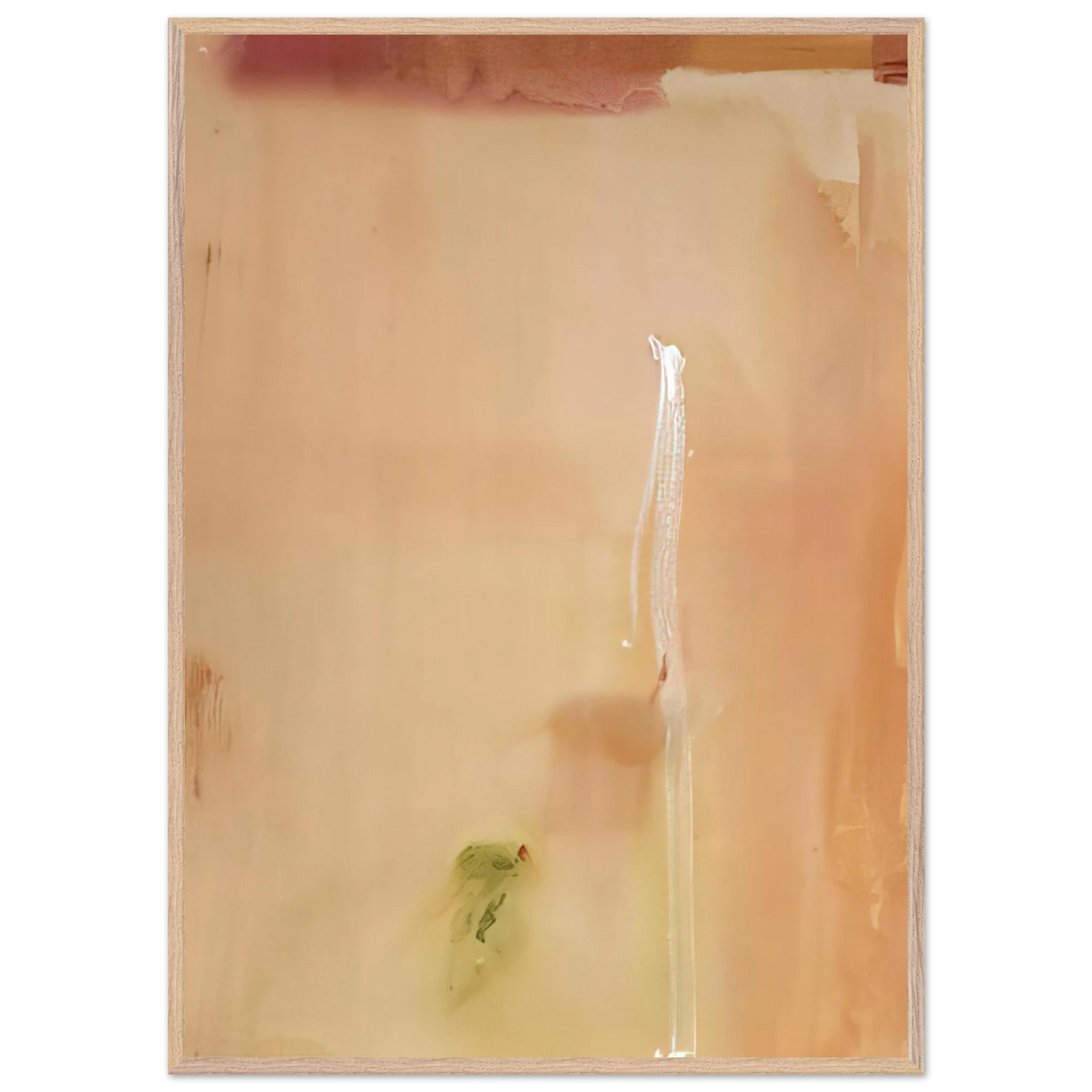 Helen Frankenthaler - Dawn Stroke - 1977 Wall art - A1 (59.4 x 84.1  cm) - Premium Wooden Framed Poster With Fine Art Paper-canvas - White frame