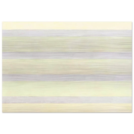 Untitled #11 - Agnes Martin Brushed Aluminum Print - 70x100 cm / 28x40 inches | Agnes Martin Aluminum Print | Agnes Martin Prints
