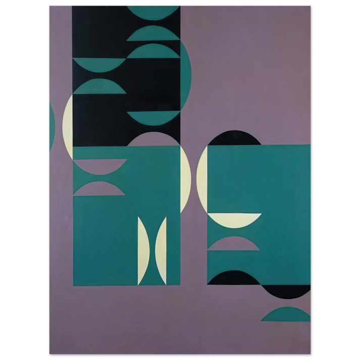 Tomas Maldonado - 4 temas circulares - 1953  75x100 cm / 30x40inches Fine Art Poster