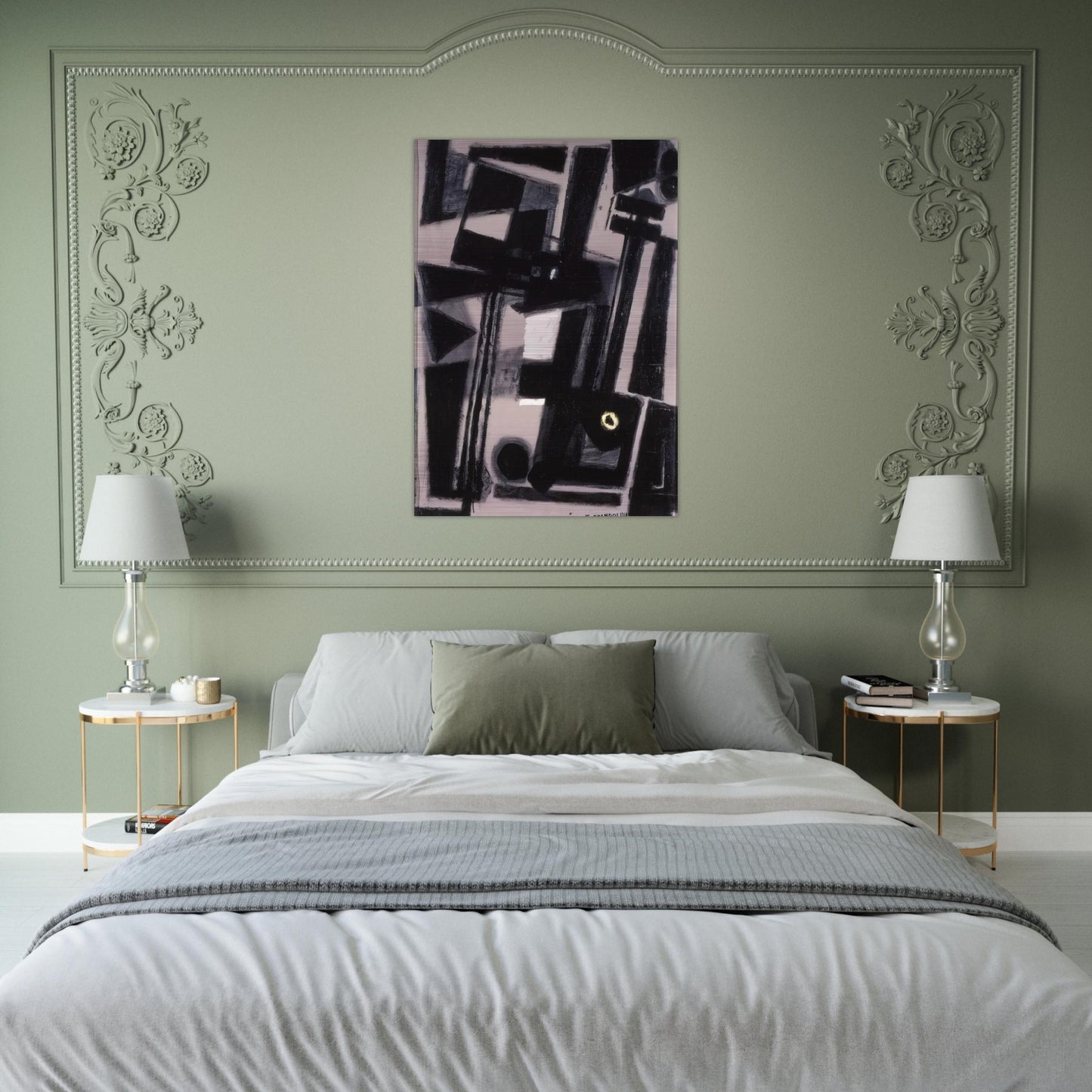 COMPOSITION - Enrico Prampolini Brushed Aluminum Print - 70x100 cm / 28x40 inches | Enrico Prampolini Aluminum Print | Enrico Prampolini Prints