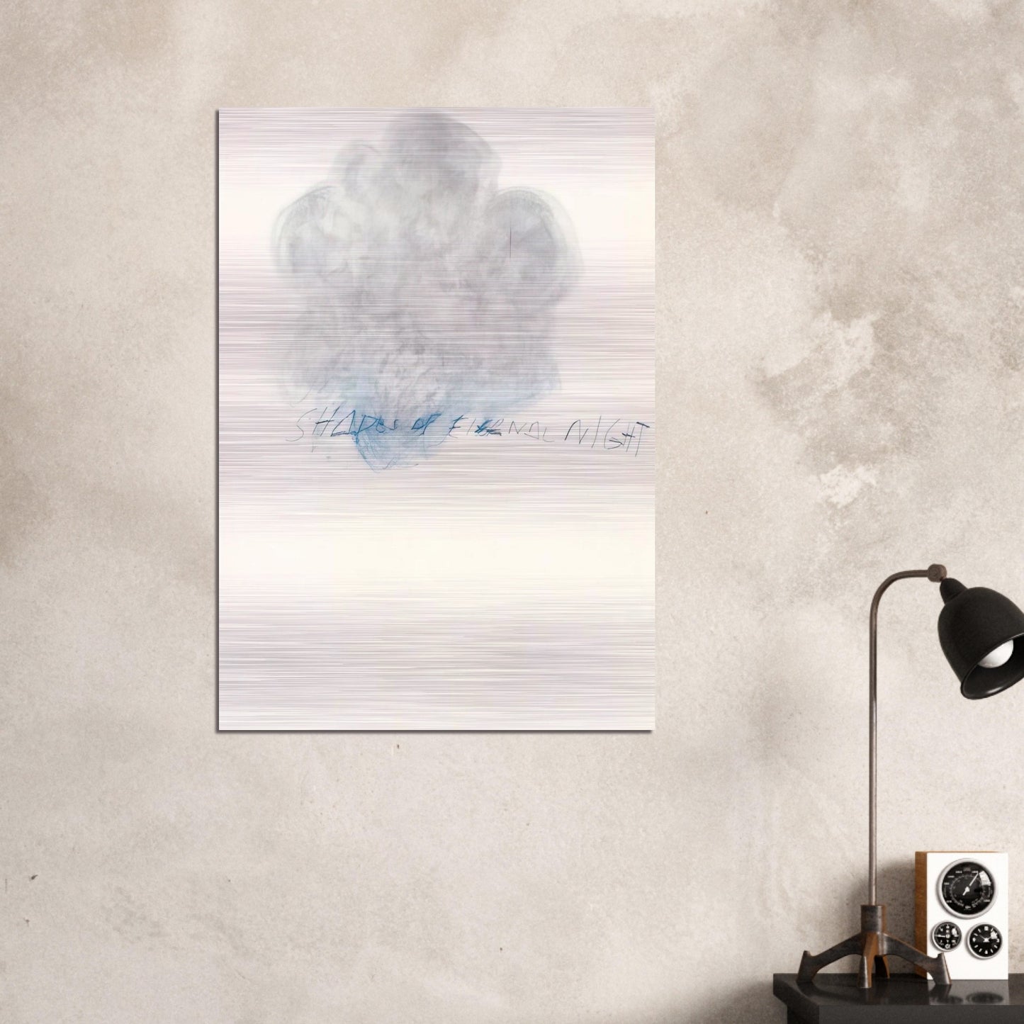 Fifty Days at Iliam. Shades of Eternal Night - Cy Twombly Brushed Aluminum Print - 70x100 cm / 28x40 inches | Cy Twombly Aluminum Print | Cy Twombly Prints