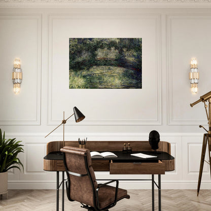 The Japanese Bridge 10 - claude monet Brushed Aluminum Print - 70x100 cm / 28x40 inches | claude monet Aluminum Print | claude monet Prints