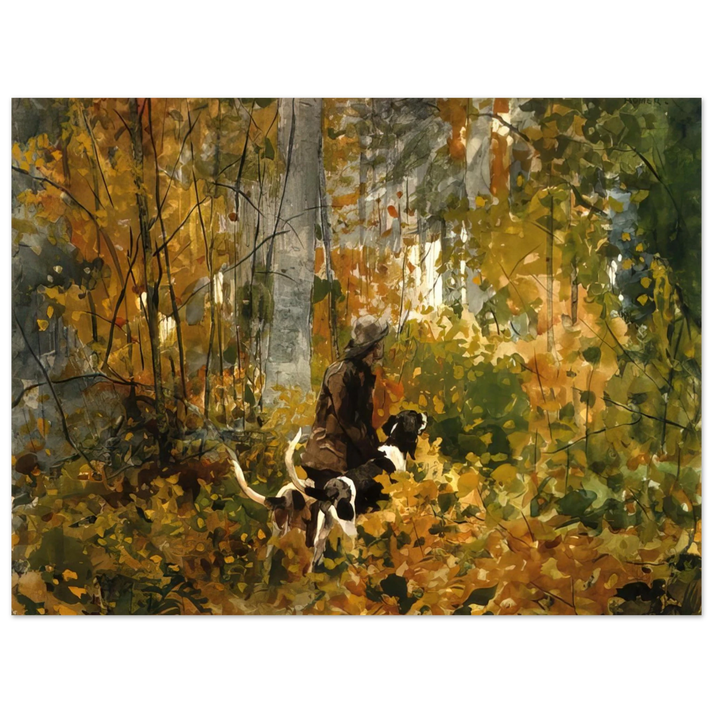 Winslow Homer - ON THE TRAIL  75x100 cm / 30x40inches Fine Art Poster