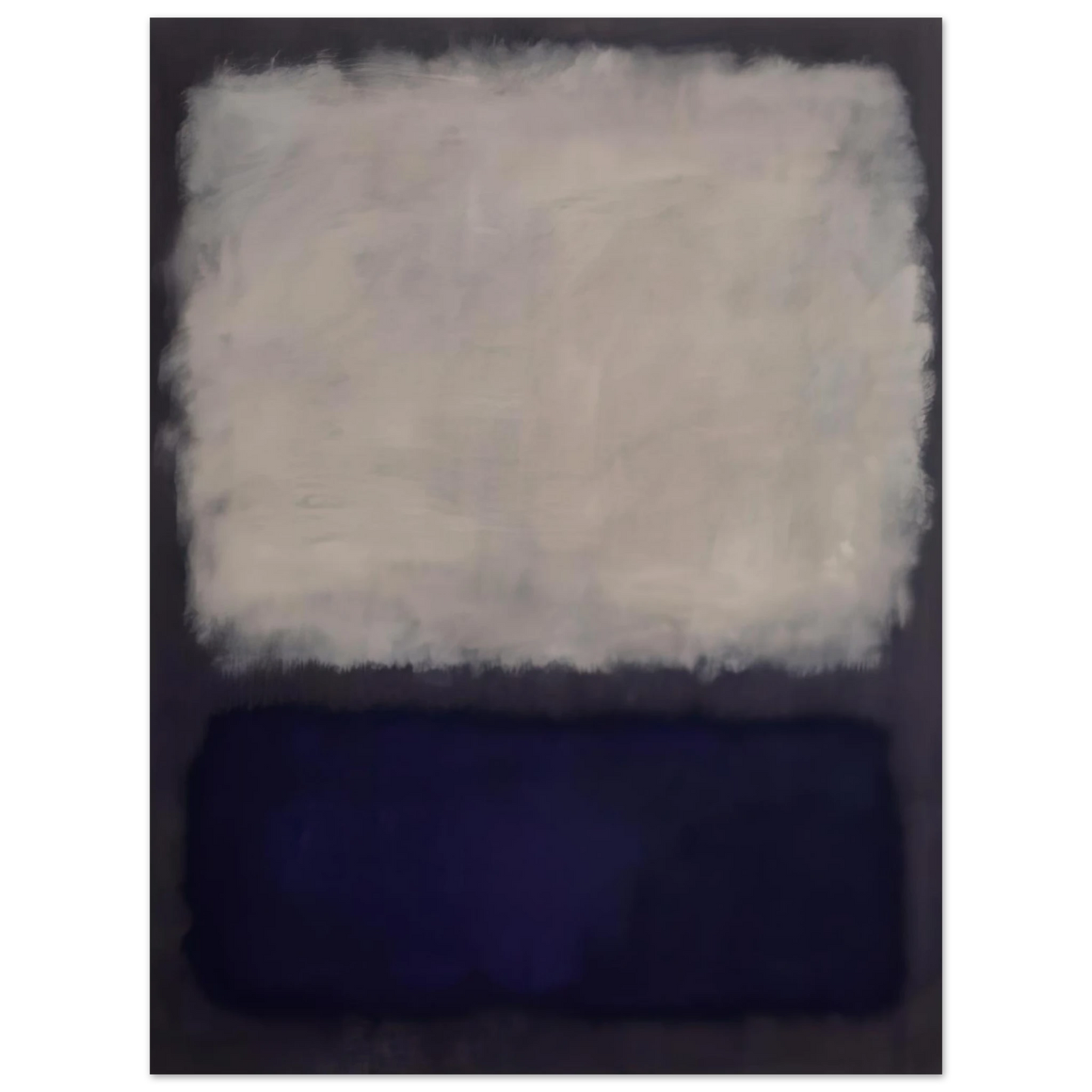 Mark Rothko - Blue and gray - 1962 Wall Art - 30x40 cm / 12x16 inches - Fine Art Poster-canvas - -