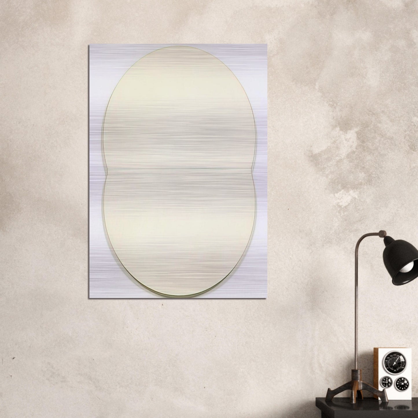 White Plaque. Bridge Arch and Reflection - Ellsworth Kelly Brushed Aluminum Print - 70x100 cm / 28x40 inches | Ellsworth Kelly Aluminum Print | Ellsworth Kelly Prints