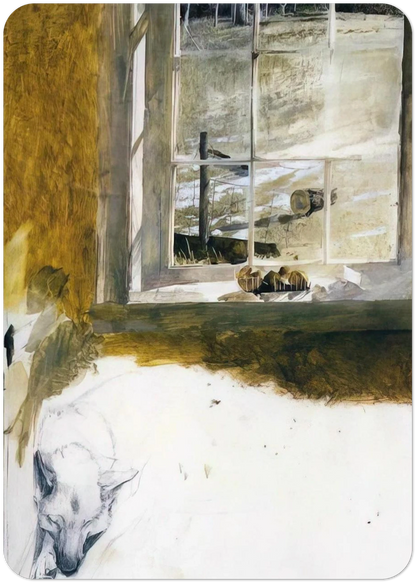 GROUNDHOG DAY 3 By Andrew Wyeth Pack of 10 Post Cards | Andrew Wyeth Post Cards | A6 (10.5 x 14.8 cm) - 4.1 x 5.8 inches