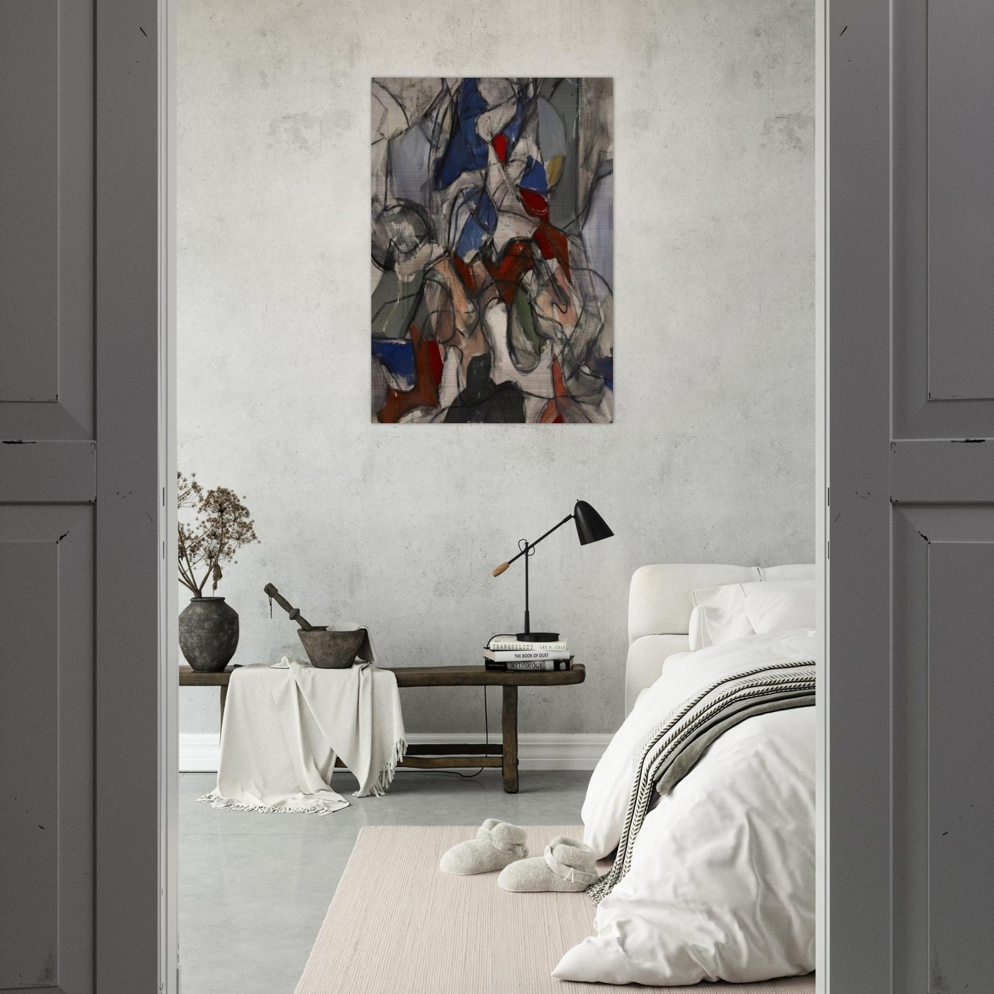 Untitled - 1951 - Robert Goodnough Brushed Aluminum Print - 70x100 cm / 28x40 inches | Robert Goodnough Aluminum Print | Robert Goodnough Prints