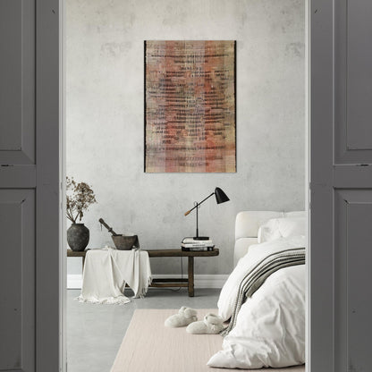DEVELOPMENT IN ROSE II 1952 - Anni Albers Brushed Aluminum Print - 70x100 cm / 28x40 inches | Anni Albers Aluminum Print | Anni Albers Prints