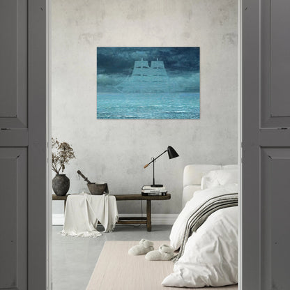 THE SEDUCER 1953 1 - Rene Magritte Brushed Aluminum Print - 70x100 cm / 28x40 inches | Rene Magritte Aluminum Print | Rene Magritte Prints