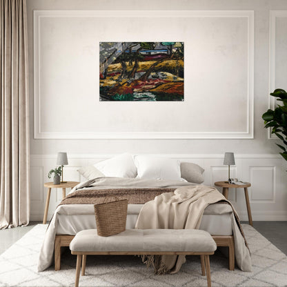 Landscape - Expressionism - Forrest Bess Acrylic Print - 70x100 cm / 28x40″ inches | Forrest Bess Wall Art | Forrest Bess Prints