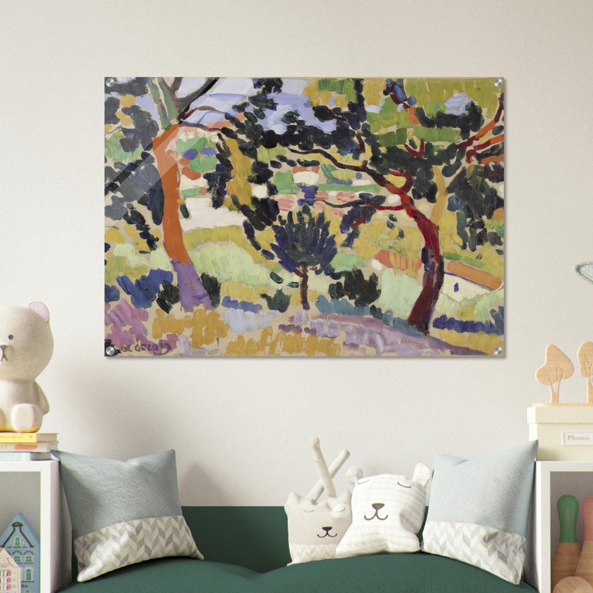L ESTAQUE 1906 - Andre Derain Acrylic Print - 70x100 cm / 28x40″ inches | Andre Derain Wall Art | Andre Derain Prints