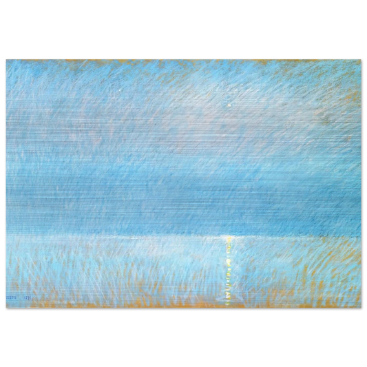 The Evening Star - Childe Hassam Brushed Aluminum Print - 70x100 cm / 28x40 inches | Childe Hassam Aluminum Print | Childe Hassam Prints