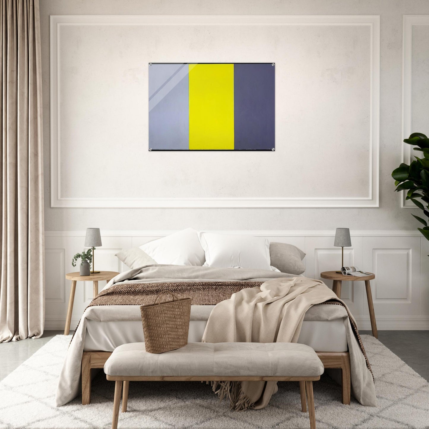 Summer Table - 1972 - Brice Marden Acrylic Print - 70x100 cm / 28x40″ inches | Brice Marden Wall Art | Brice Marden Prints