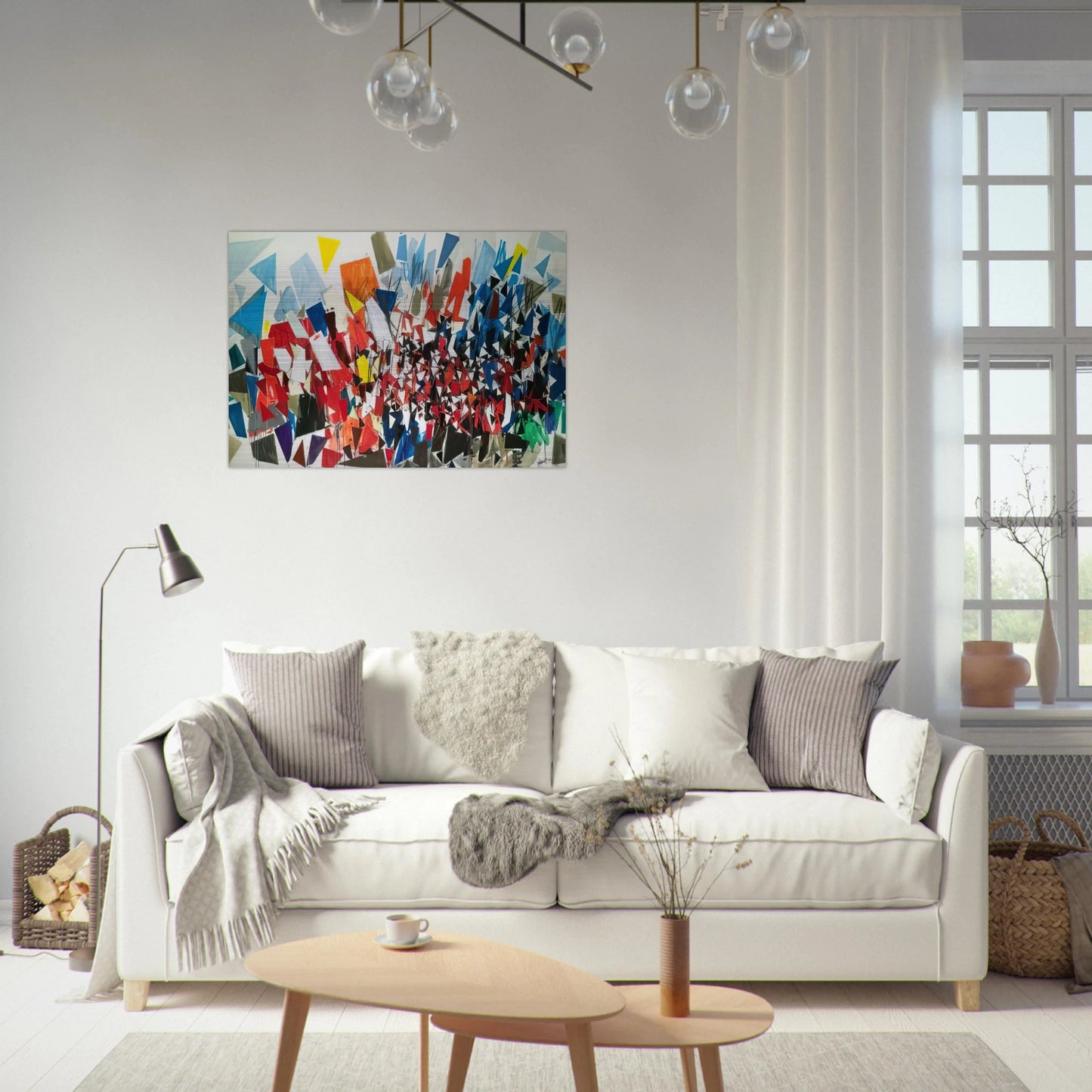 K-B-2 - 1992 - Robert Goodnough Brushed Aluminum Print - 70x100 cm / 28x40 inches | Robert Goodnough Aluminum Print | Robert Goodnough Prints