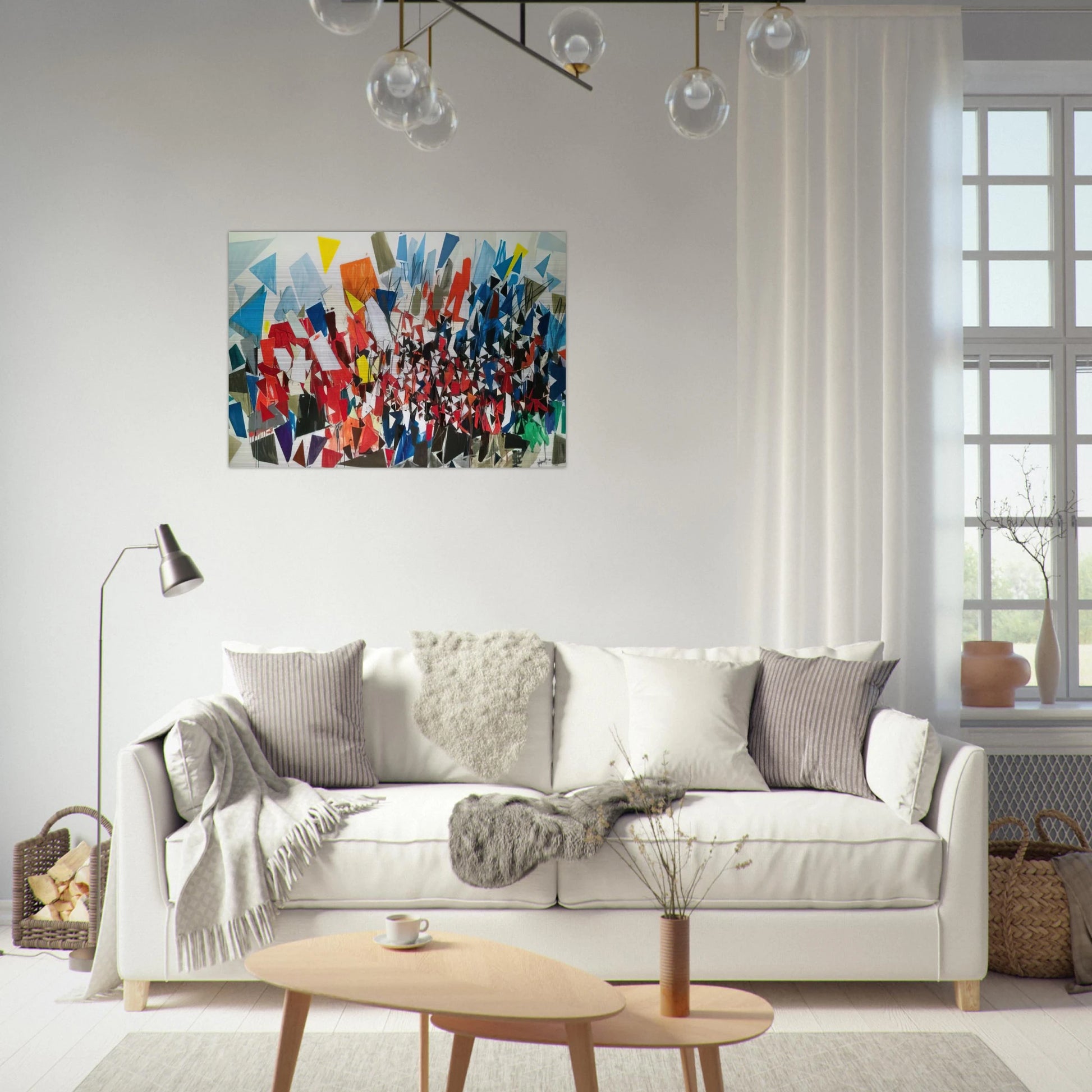K-B-2 - 1992 - Robert Goodnough Brushed Aluminum Print - 70x100 cm / 28x40 inches | Robert Goodnough Aluminum Print | Robert Goodnough Prints