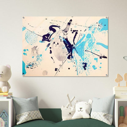 Blue Violet - Sam Francis Acrylic Print - 70x100 cm / 28x40″ inches