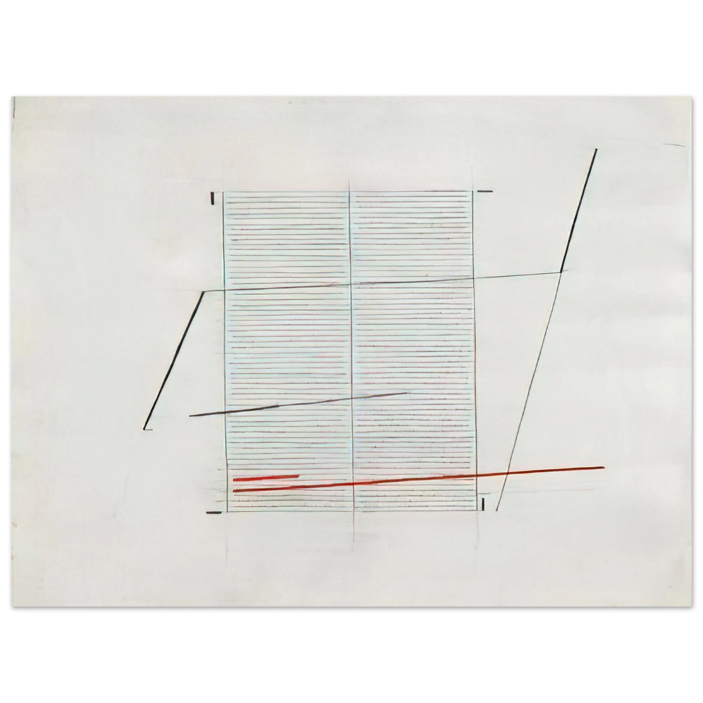Bice Lazzari - Acrilico K - 1979  75x100 cm / 30x40inches Fine Art Poster