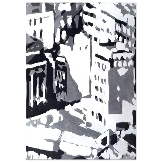 TOWNSCAPE 1969 1 - Gerhard Richter Acrylic Print - 70x100 cm / 28x40″ inches | Gerhard Richter Wall Art | Gerhard Richter Prints