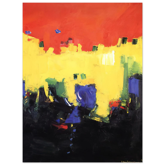 Hans Hofmann - Above Deep Waters  75x100 cm / 30x40inches Fine Art Poster