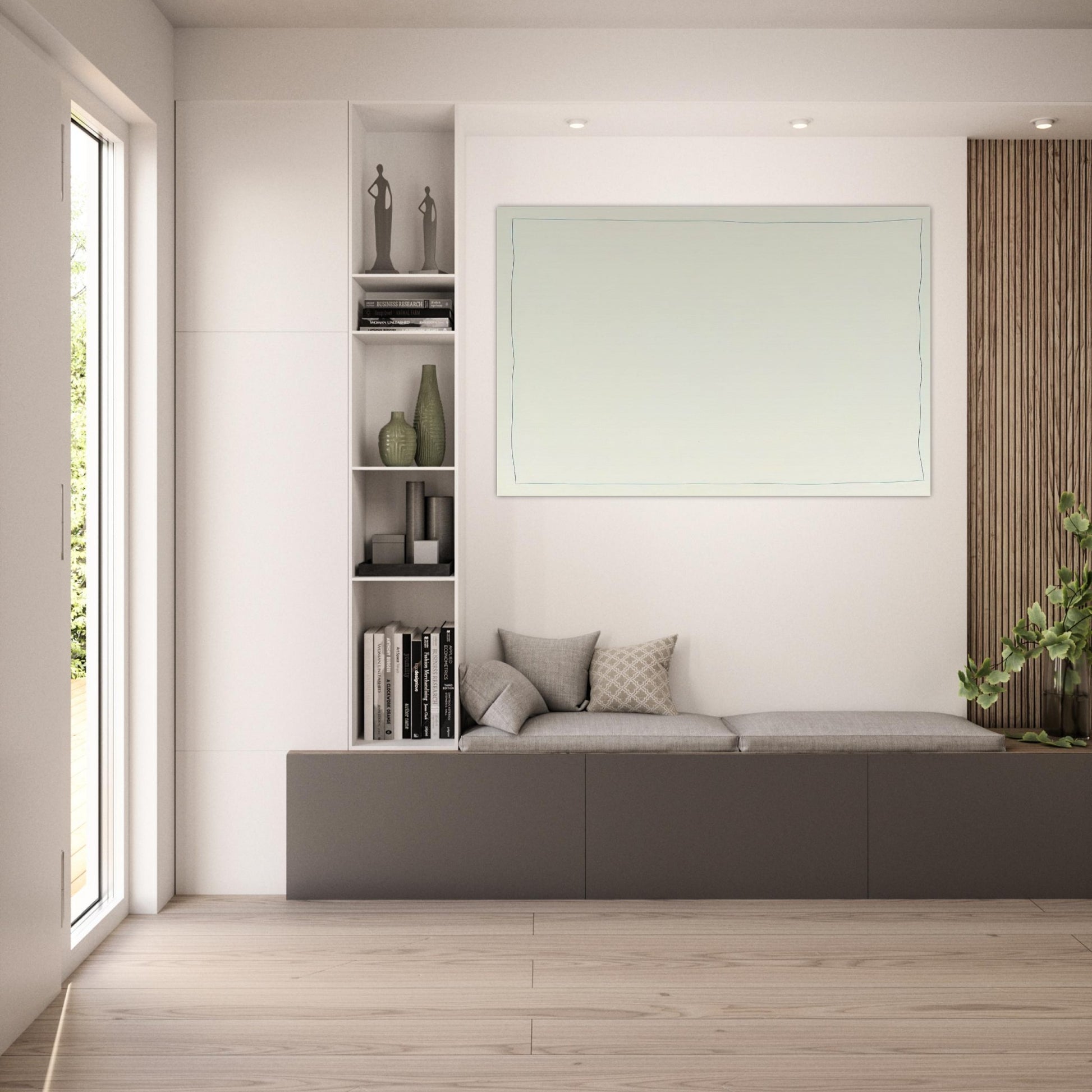 Bent Line Drawing - Minimalism - Robert Ryman Art Prints - 100x150 cm / 40x60″ inches | Robert Ryman Poster | Robert Ryman Prints