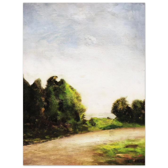 Carlo Carra - PAESAGGIO 1904  75x100 cm / 30x40inches Fine Art Poster